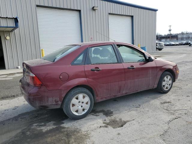 1FAHP34N76W132996 - 2006 FORD FOCUS ZX4 RED photo 3