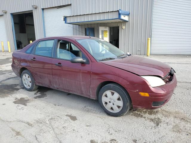 1FAHP34N76W132996 - 2006 FORD FOCUS ZX4 RED photo 4