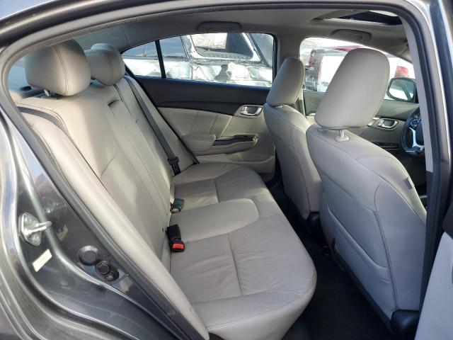 19XFB2F97DE283161 - 2013 HONDA CIVIC EXL ვერცხლისფერი ფოტო 10