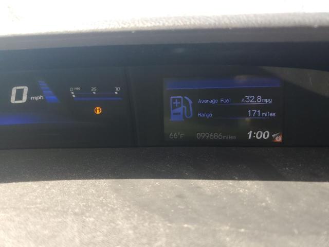 19XFB2F97DE283161 - 2013 HONDA CIVIC EXL ვერცხლისფერი ფოტო 9