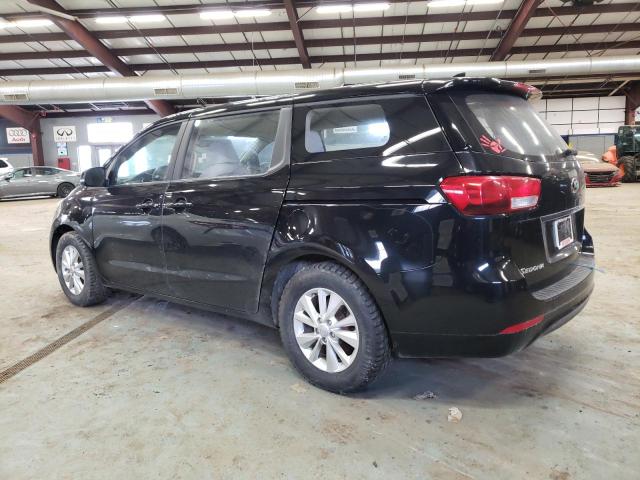 KNDMA5C10G6103748 - 2016 KIA SEDONA L BLACK photo 2