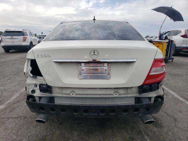 WDDGF5EB6BA517309 - 2011 MERCEDES-BENZ C 300 WHITE photo 6