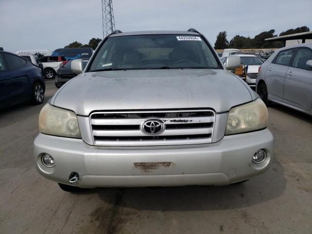 JTEDP21A440013559 - 2004 TOYOTA HIGHLANDER BASE GRAY photo 5