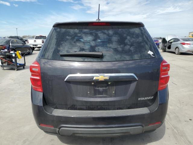 2GNALBEK8G6346310 - 2016 CHEVROLET EQUINOX LS CHARCOAL photo 6