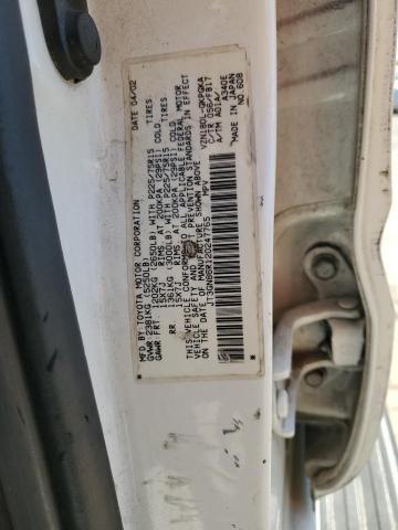 JT3GN86R120247765 - 2002 TOYOTA 4RUNNER SR5 WHITE photo 13