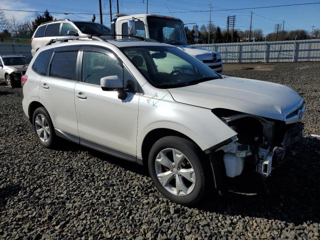 JF2SJAGC4EH549948 - 2014 SUBARU FORESTER 2.5I PREMIUM WHITE photo 4