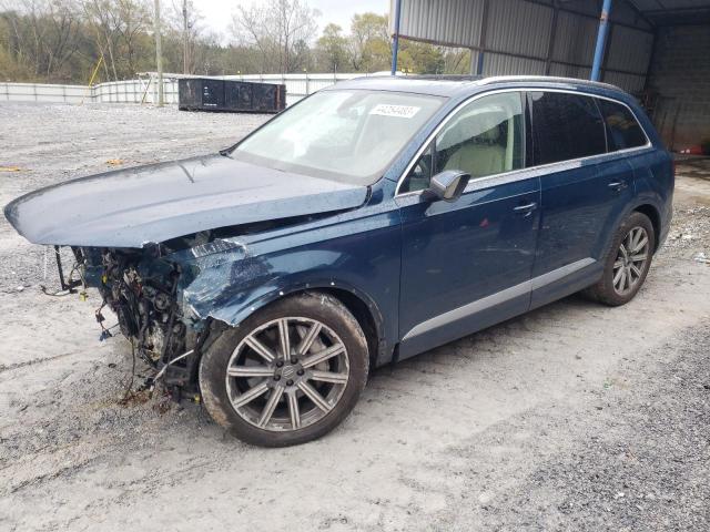 WA1VAAF76JD021582 - 2018 AUDI Q7 PRESTIGE BLUE photo 1