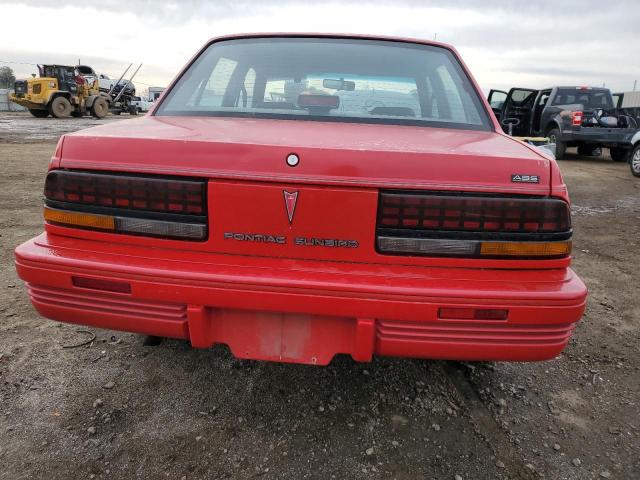 1G2JB54H2R7563913 - 1994 PONTIAC SUNBIRD LE RED photo 6