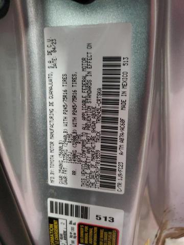 3TYSX5EN1PT019559 - 2023 TOYOTA TACOMA ACCESS CAB ვერცხლისფერი ფოტო 12