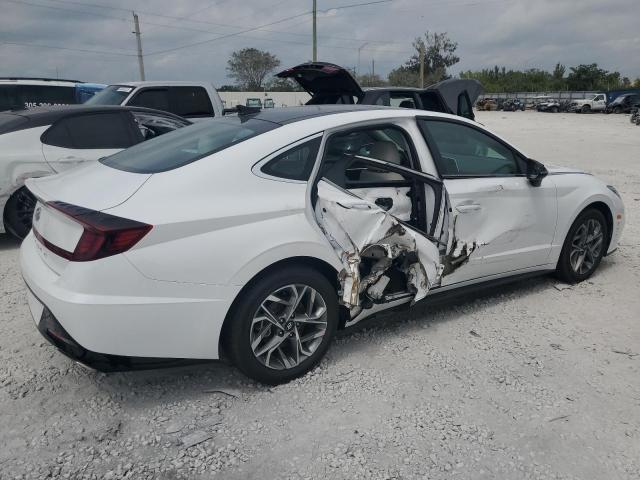 KMHL14JA4PA255954 - 2023 HYUNDAI SONATA SEL WHITE photo 3