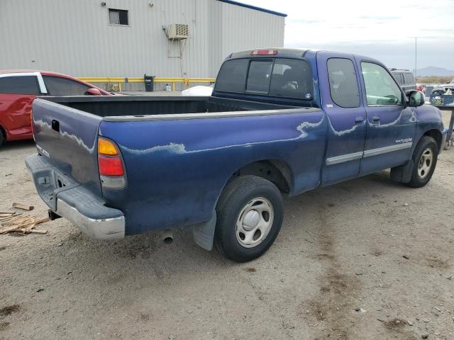 5TBRN34143S395677 - 2003 TOYOTA TUNDRA ACCESS CAB SR5 BLUE photo 3
