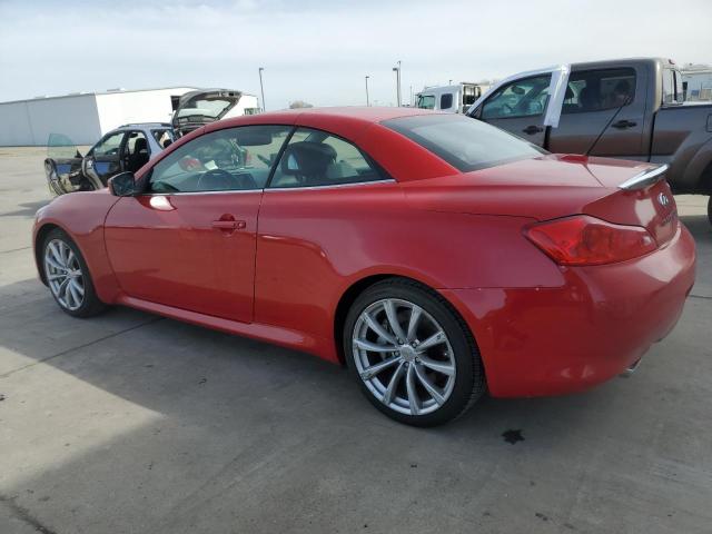 JNKCV66E09M724974 - 2009 INFINITI G37 BASE RED photo 2