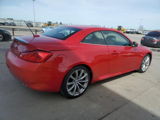 JNKCV66E09M724974 - 2009 INFINITI G37 BASE RED photo 3