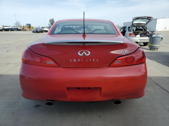 JNKCV66E09M724974 - 2009 INFINITI G37 BASE RED photo 6