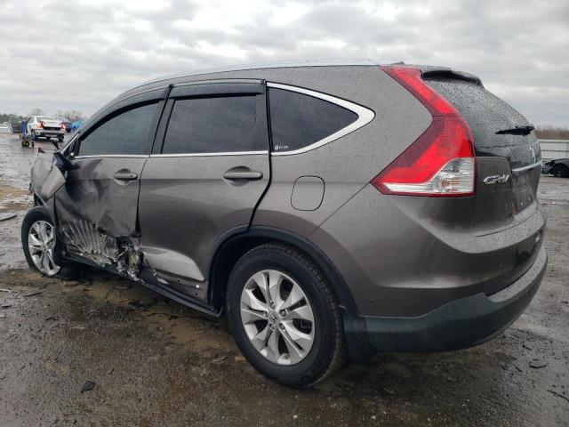 5J6RM4H76CL004376 - 2012 HONDA CR-V EXL GRAY photo 2