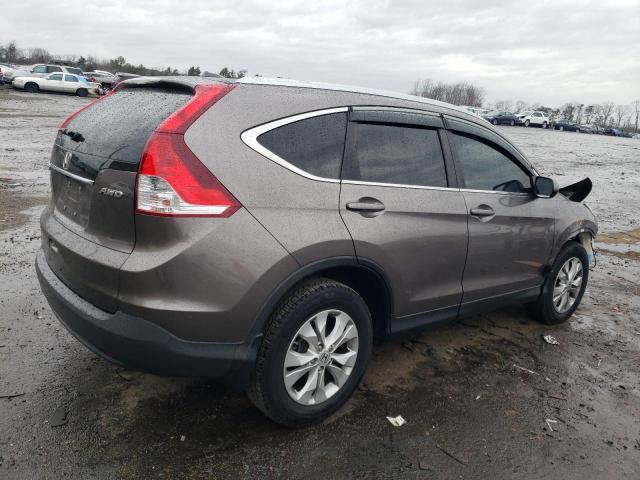 5J6RM4H76CL004376 - 2012 HONDA CR-V EXL GRAY photo 3