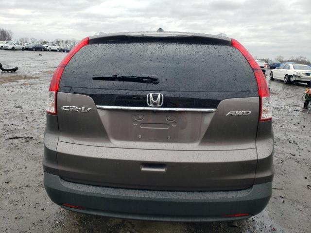 5J6RM4H76CL004376 - 2012 HONDA CR-V EXL GRAY photo 6