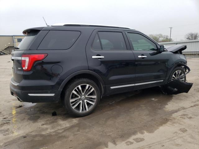 1FM5K8HT3JGC13560 - 2018 FORD EXPLORER PLATINUM BLACK photo 3