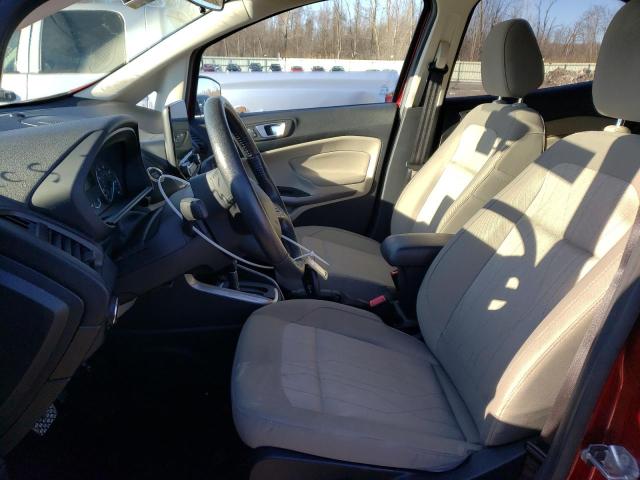 MAJ6S3GLXKC300027 - 2019 FORD ECOSPORT SE RED photo 7