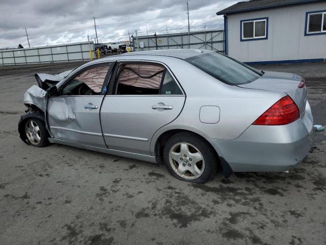 1HGCM56887A001012 - 2007 HONDA ACCORD EX SILVER photo 2