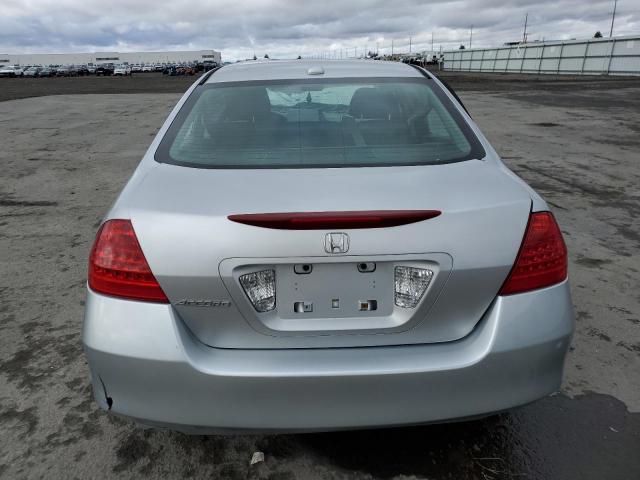 1HGCM56887A001012 - 2007 HONDA ACCORD EX SILVER photo 6