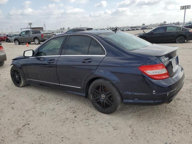 WDDGF56X68F139837 - 2008 MERCEDES-BENZ C 350 BLUE photo 2