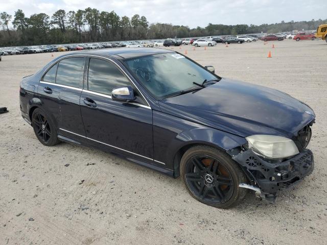 WDDGF56X68F139837 - 2008 MERCEDES-BENZ C 350 BLUE photo 4