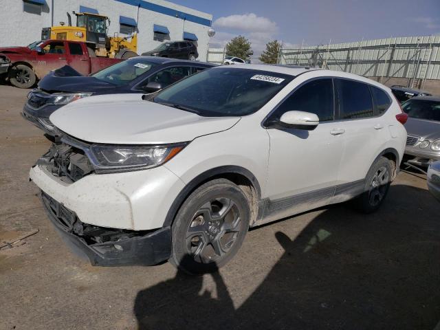 5J6RW1H81KA046062 - 2019 HONDA CR-V EXL WHITE photo 1