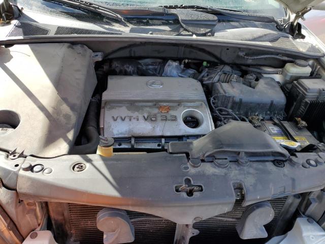 JTJHA31U450087389 - 2005 LEXUS RX 330 SILVER photo 11