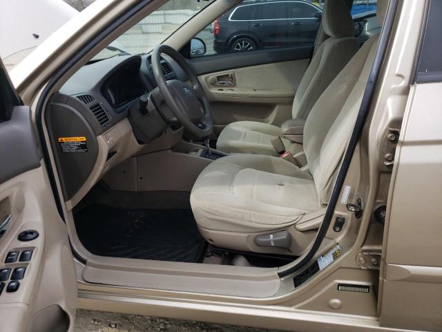 KNAFE121475408955 - 2007 KIA SPECTRA EX BEIGE photo 7