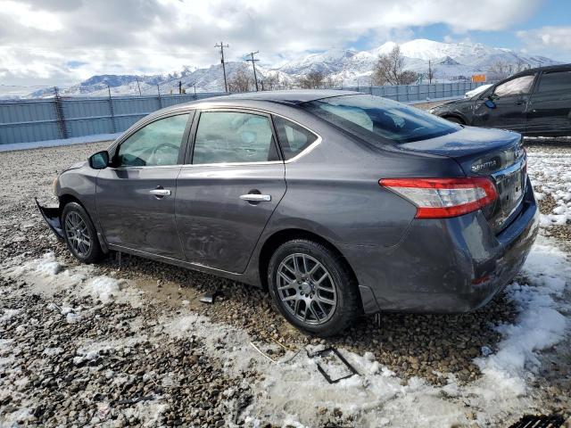 3N1AB7AP7EL621655 - 2014 NISSAN SENTRA S BLACK photo 2