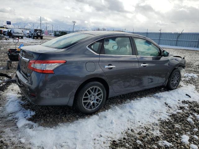 3N1AB7AP7EL621655 - 2014 NISSAN SENTRA S BLACK photo 3