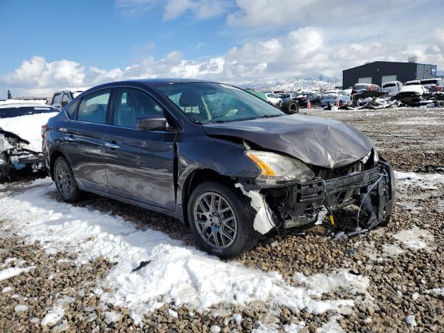 3N1AB7AP7EL621655 - 2014 NISSAN SENTRA S BLACK photo 4