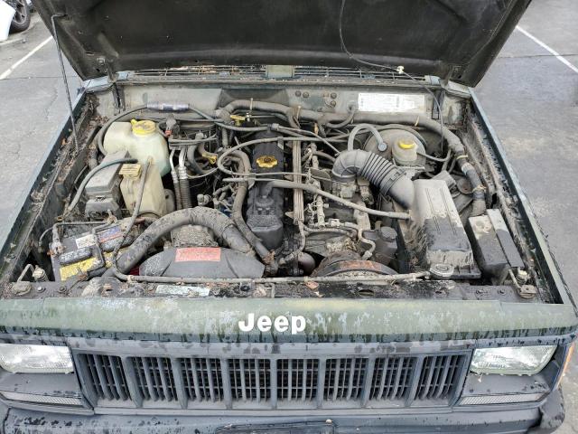 1J4FT28S8TL222690 - 1996 JEEP CHEROKEE SE GREEN photo 11