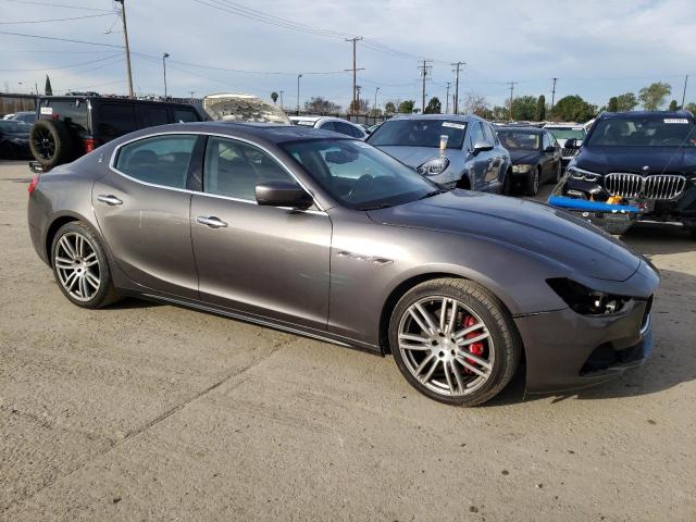 ZAM57RSA8G1187158 - 2016 MASERATI GHIBLI S GRAY photo 4