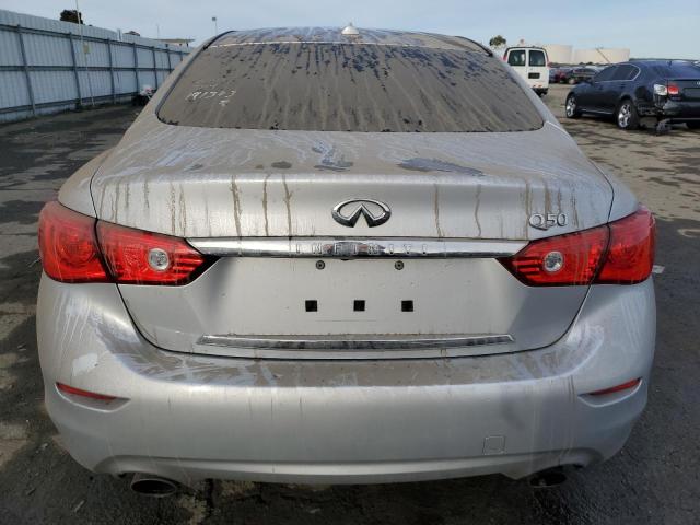 JN1EV7AP8HM743766 - 2017 INFINITI Q50 PREMIUM SILVER photo 6