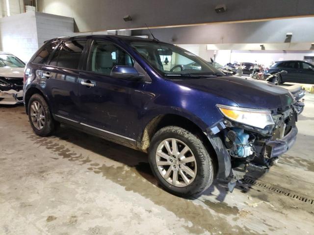 2FMDK3JC5BBB07631 - 2011 FORD EDGE SEL BLUE photo 4