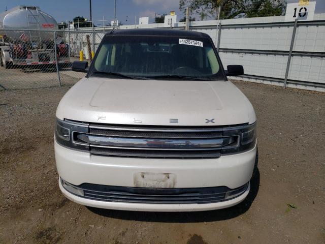 2FMGK5D88DBD24884 - 2013 FORD FLEX LIMITED WHITE photo 5