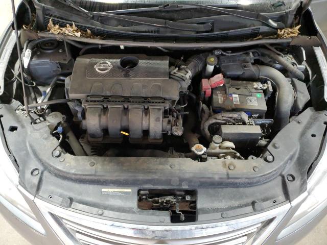 3N1AB7AP5FY261547 - 2015 NISSAN SENTRA S GRAY photo 11