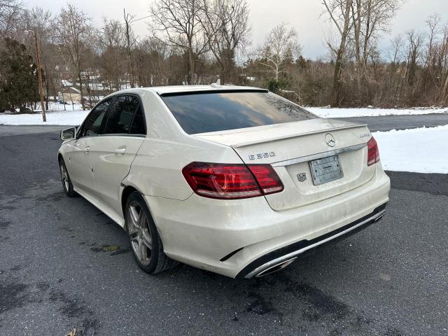 WDDHF8JB4EA829662 - 2014 MERCEDES-BENZ E 350 4MATIC WHITE photo 3