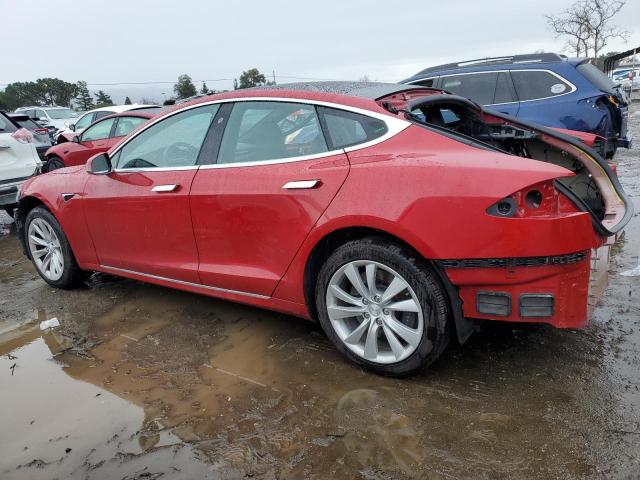5YJSA1E27JF260422 - 2018 TESLA MODEL S წითელი ფოტო 2
