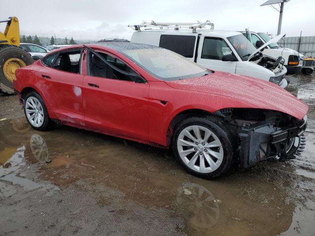 5YJSA1E27JF260422 - 2018 TESLA MODEL S წითელი ფოტო 4