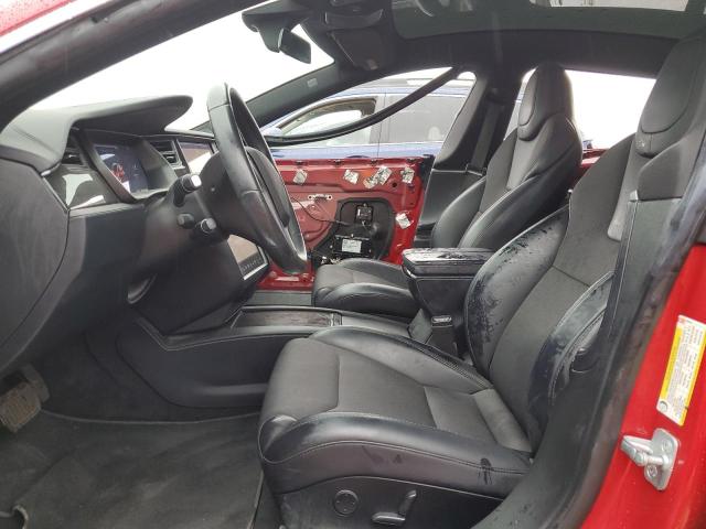 5YJSA1E27JF260422 - 2018 TESLA MODEL S წითელი ფოტო 7