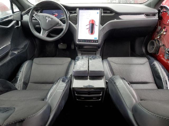 5YJSA1E27JF260422 - 2018 TESLA MODEL S წითელი ფოტო 8