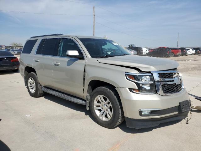 1GNSCBKC0FR642877 - 2015 CHEVROLET TAHOE C1500 LT TAN photo 4