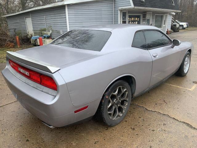 2C3CDYAG0DH596339 - 2013 DODGE CHALLENGER SXT GRAY photo 4