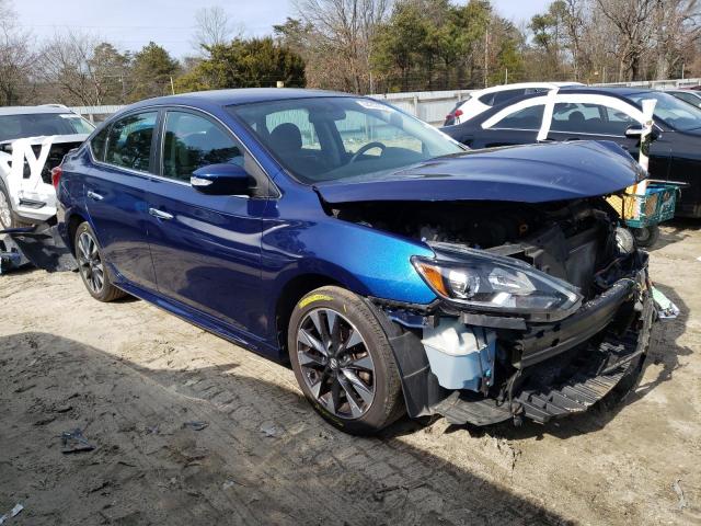 3N1AB7APXKY297633 - 2019 NISSAN SENTRA S BLUE photo 4