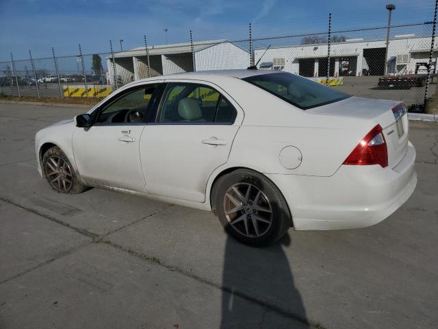 3FAHP0JA2CR149509 - 2012 FORD FUSION SEL WHITE photo 2