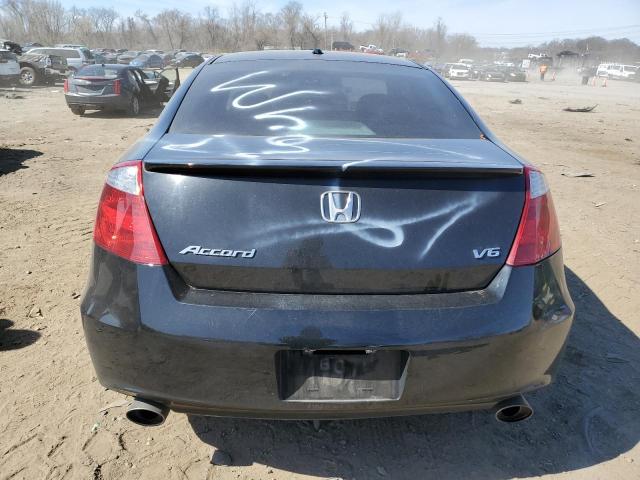 1HGCS2B80AA006058 - 2010 HONDA ACCORD EXL BLACK photo 6