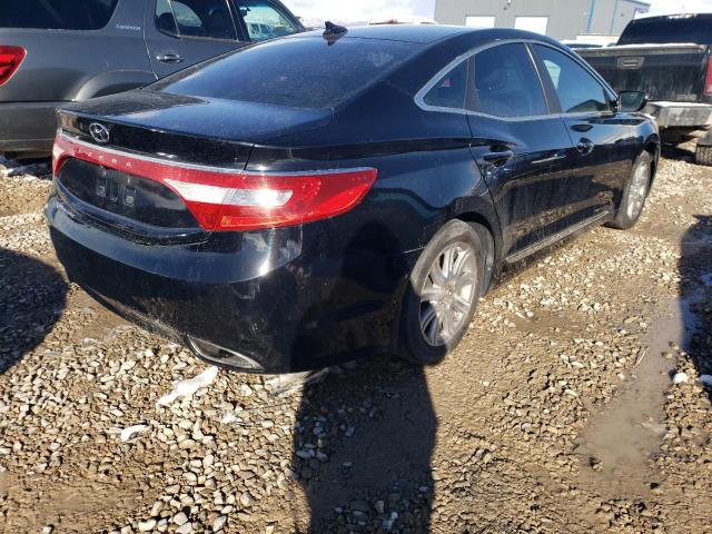 KMHFG4JG6CA159608 - 2012 HYUNDAI AZERA GLS BLACK photo 3